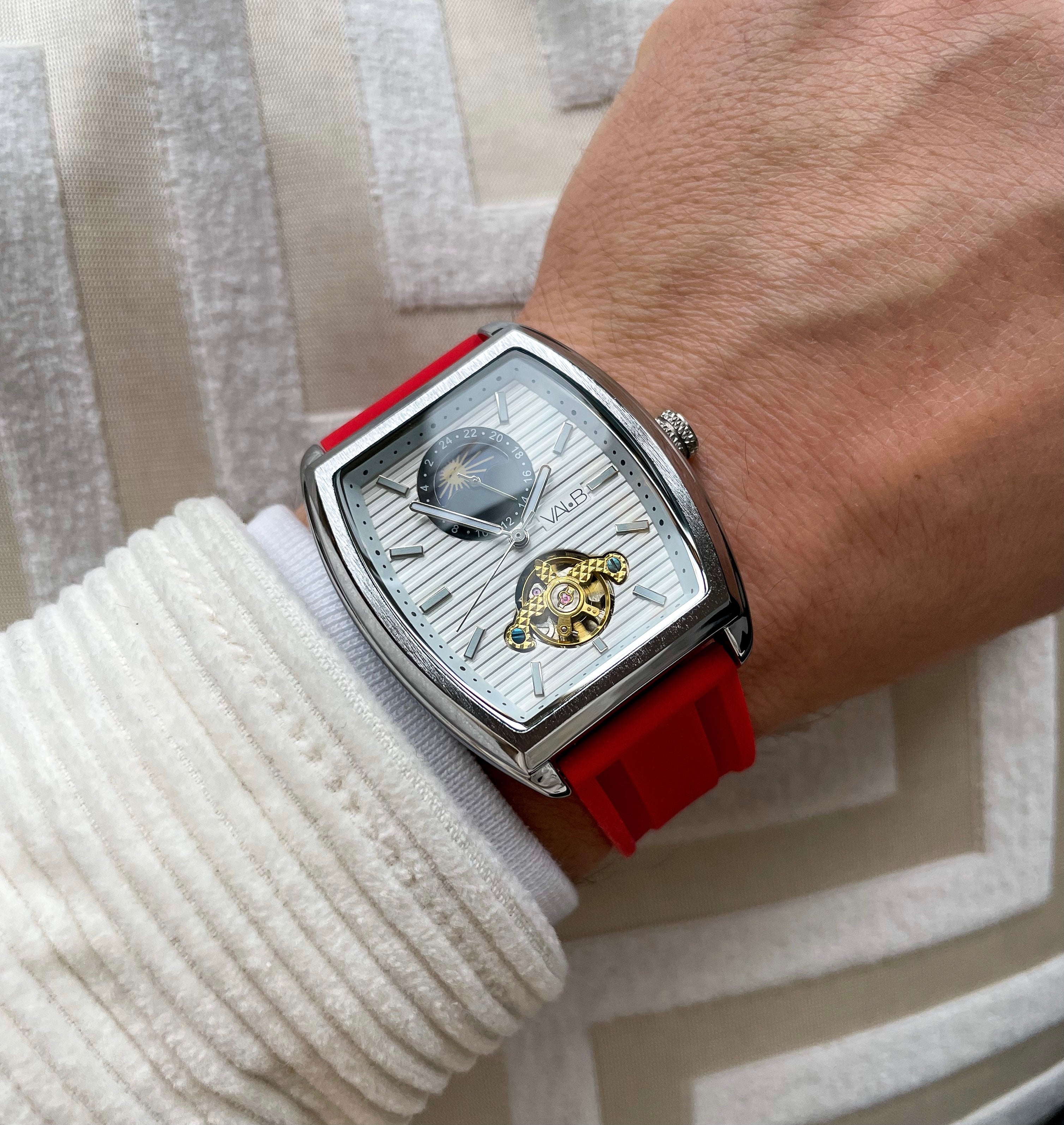 Lunar Silver Red