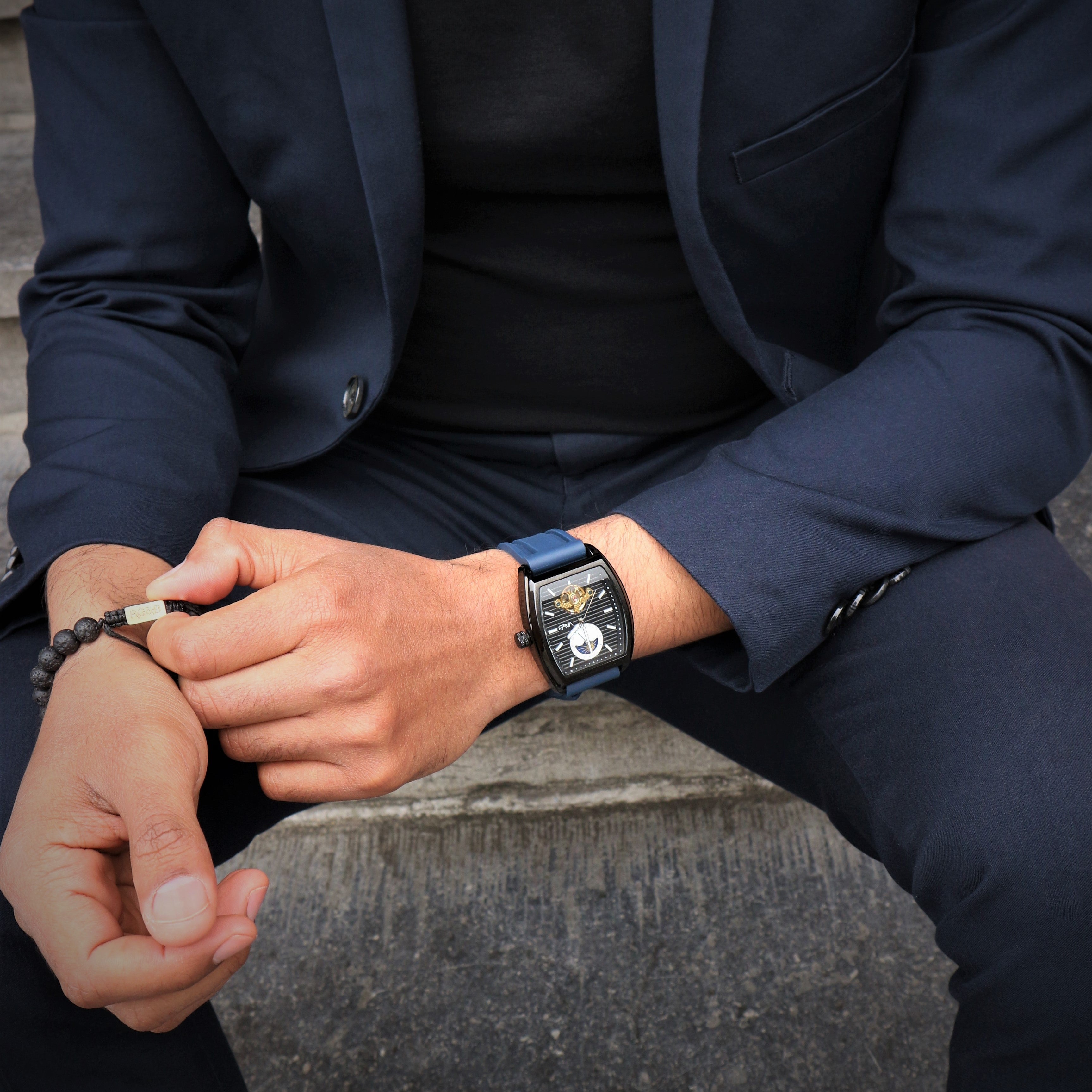 Lunar Black Navy Blue